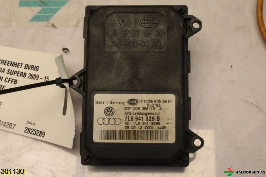 Styreenhet diverse til Škoda Superb 2008-2015 (Type II)  (SKODA||7L6 941 329 B)