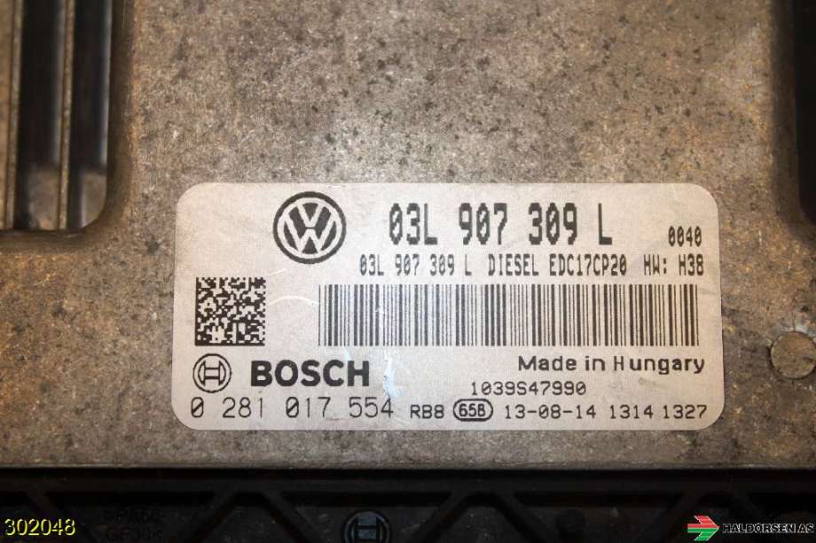 Styreenhet motor til VW Transporter / Caravelle 2009-2015 (Fase 2) (T5) (T5) (VOLKSWAGEN|03L 906 019 GR|)