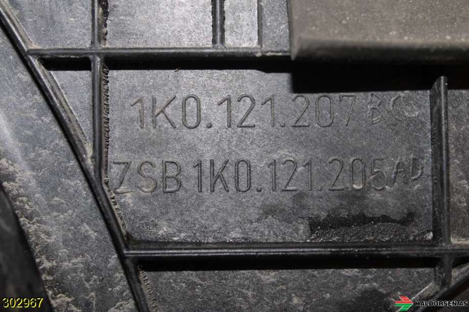 Kjølevifte til VW Touran 2010-2015 (Type I, Fase 3)  (VOLKSWAGEN|1K0 121 205 AD|1K0 959 455 ET|1K0 959 455 FR)
