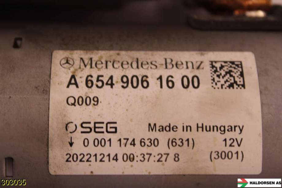 Starter diesel til Mercedes Vito 2014-->> (W447) (W447) (MERCEDES|A 654 906 14 00|)