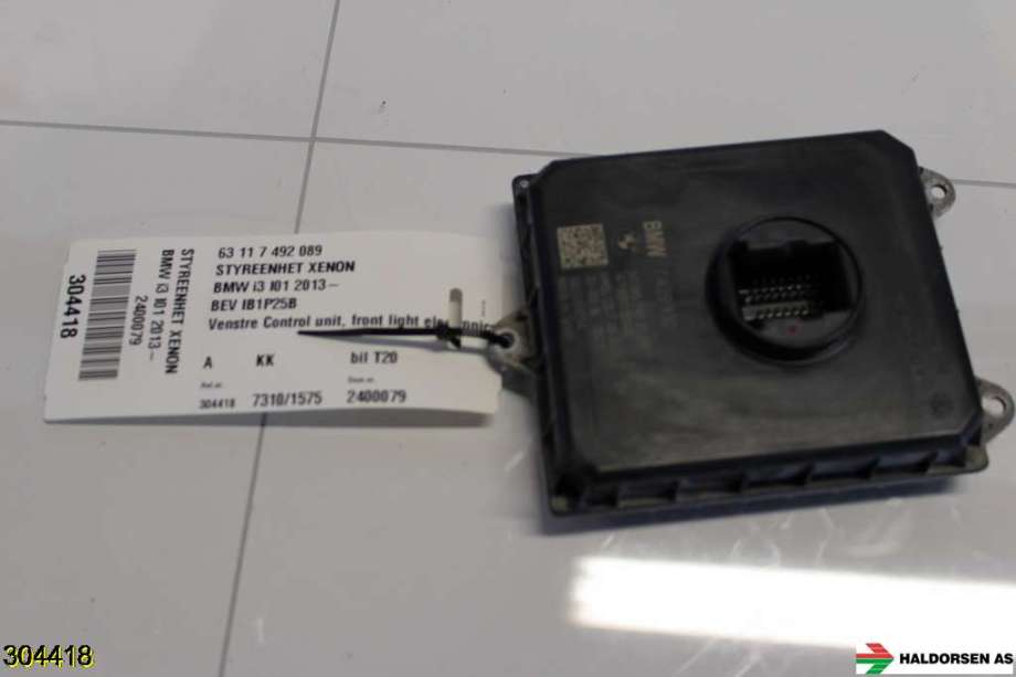 Styreenhet xenon/ballast til BMW i3 2013-2022  (BMW|63 11 7 492 089|)