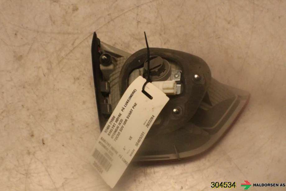Baklykt høyre indre til Hyundai Ix35 2010-2015  (HYUNDAI|92406 2Y000|)