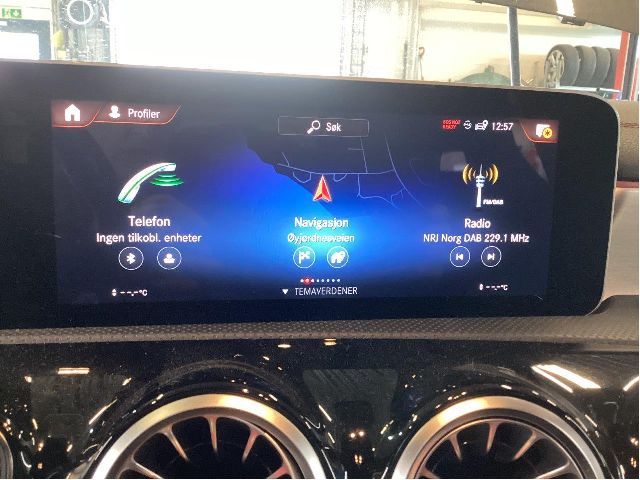 Instrumentpanel til Mercedes CLA 2019-->> (C118) (C118) (MERCEDES|A 247 900 71 04|)