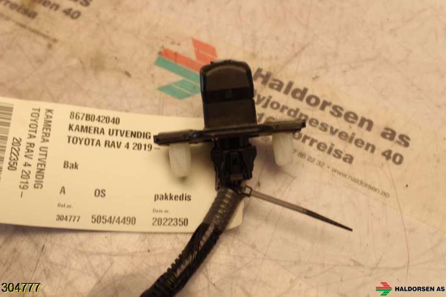 Kamera til Toyota RAV4 2019-->> (Type V)  (TOYOTA|867B042040|)