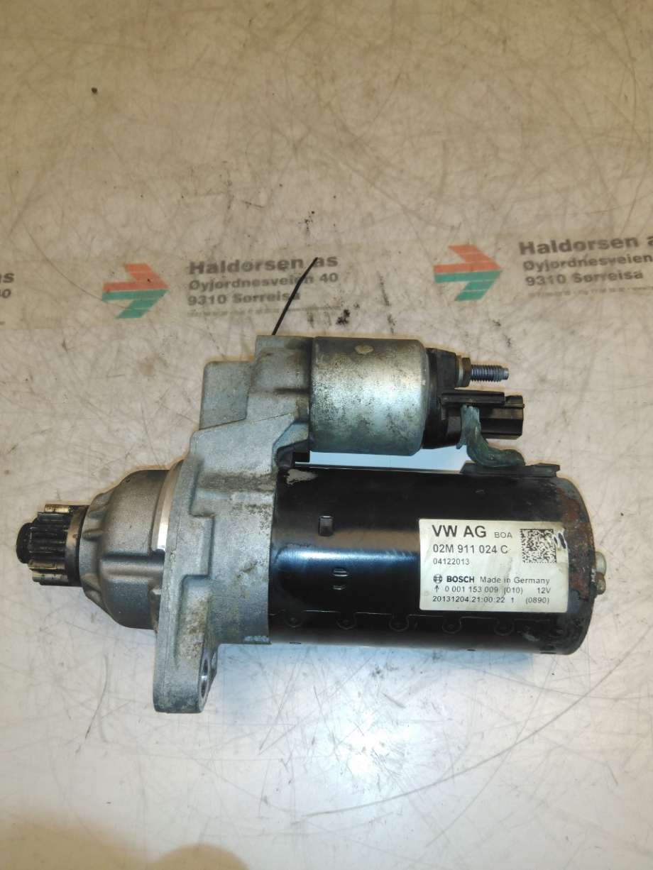 Starter diesel til VW Transporter / Caravelle 2009-2015 (Fase 2) (T5) (T5) (VOLKSWAGEN|02M 911 024 C|)