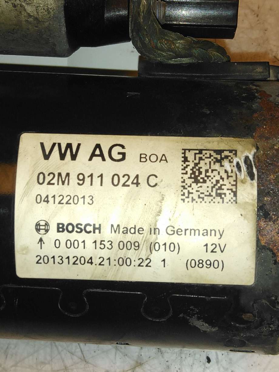 Starter diesel til VW Transporter / Caravelle 2009-2015 (Fase 2) (T5) (T5) (VOLKSWAGEN|02M 911 024 C|)