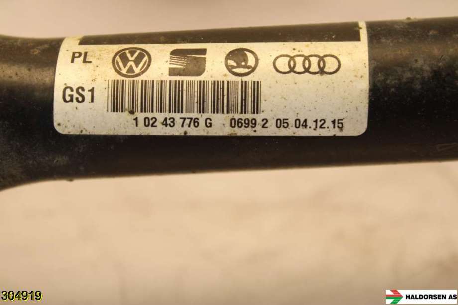 Drivaksel venstre foran til VW Transporter / Caravelle 2015-2019 (T6) (T6) (VOLKSWAGEN|7LA 407 271 E||7EO 407 271 P)