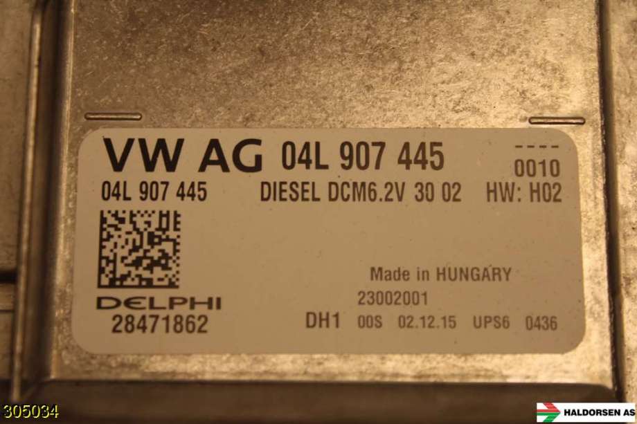 Styreenhet motor til VW Transporter / Caravelle 2015-2019 (T6) (T6) (VOLKSWAGEN|04L 906 056 KF|)