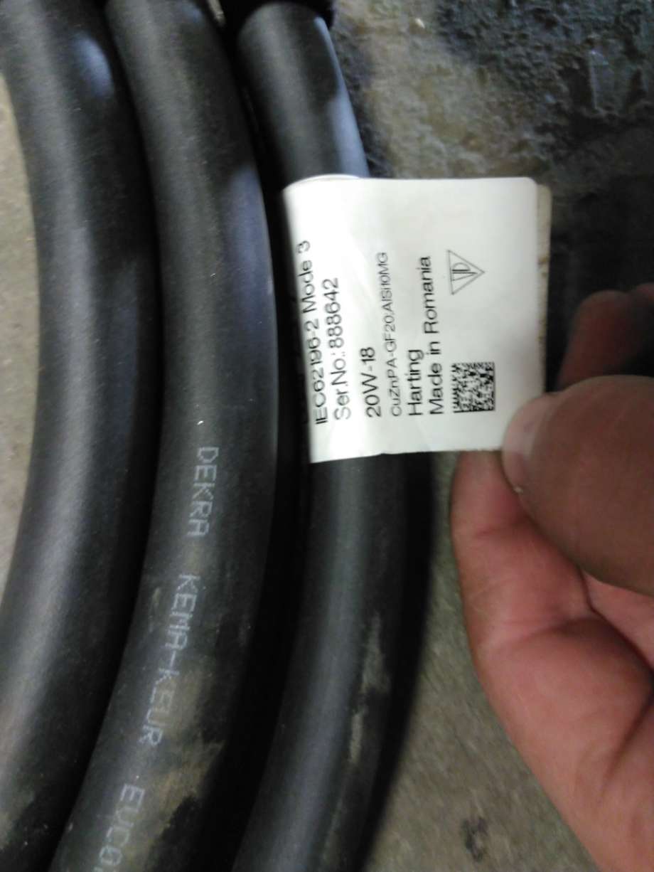 Batterilader kabel til VW e-Golf 2017-2020 (Fase 2)  (VOLKSWAGEN|)
