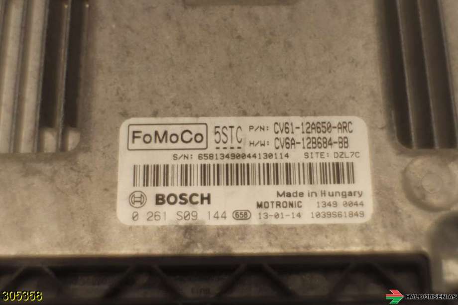 Styreenhet motor til Ford Focus 2011-2014 (Type III, Fase 1) (FORD||CV61-12A650-ARC)