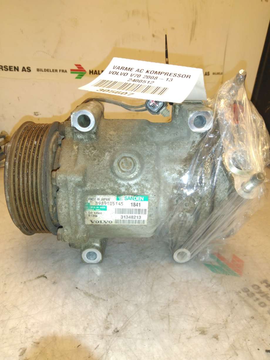 Aircondition kompressor til Volvo V70 2007-2013 (Type III, Fase 1)  (VOLVO|36000986|)