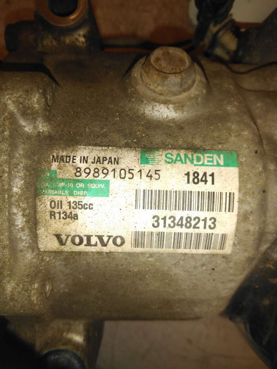 Aircondition kompressor til Volvo V70 2007-2013 (Type III, Fase 1)  (VOLVO|36000986|)