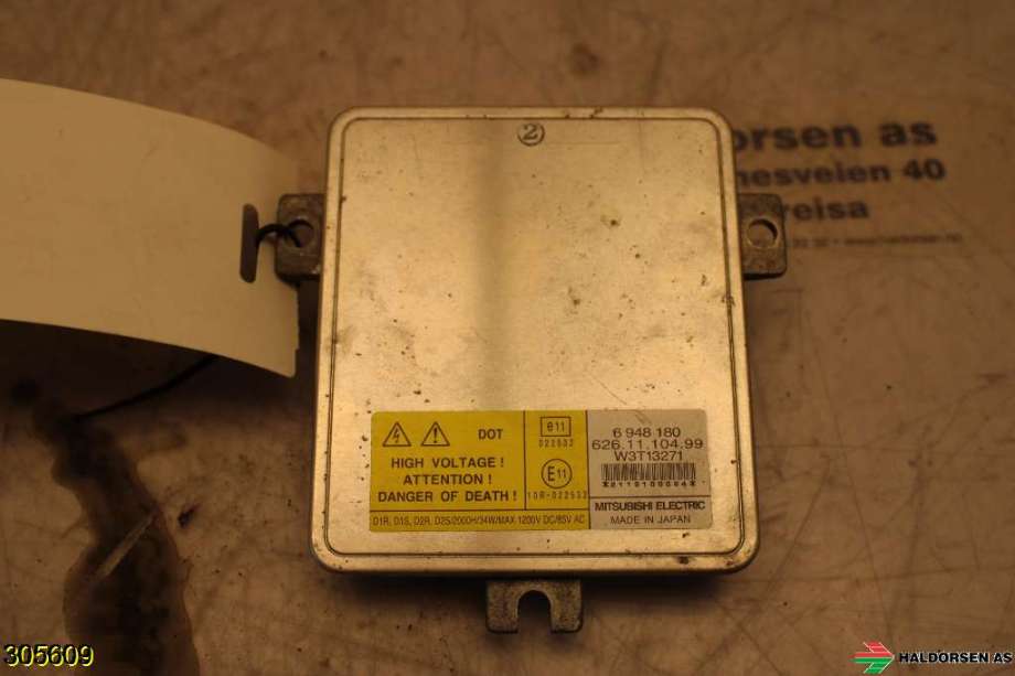 Styreenhet xenon/ballast til Volvo V70, 2007-2013 (Type III, Fase 1)  (VOLVO|31283922)