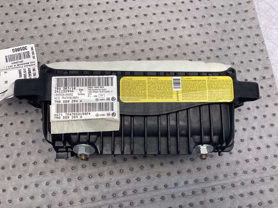 Airbag passasjer til VW Sharan 2010-->> (Type II)  (VOLKSWAGEN|7N0 880 204|)