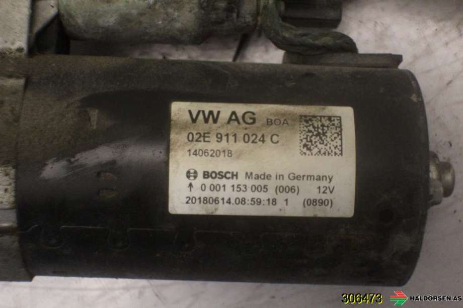 Starter diesel til VW Transporter / Caravelle 2015-2019 (T6) (T6) (VOLKSWAGEN|02E 911 024 C|)