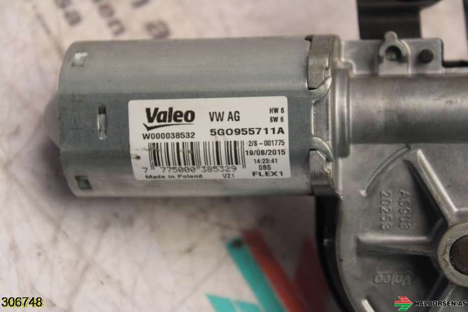 Viskermotor bakrute til VW Passat 2015-2019 (Fase 1) (B8) (B8) (VOLKSWAGEN|5G0 955 711 C|)