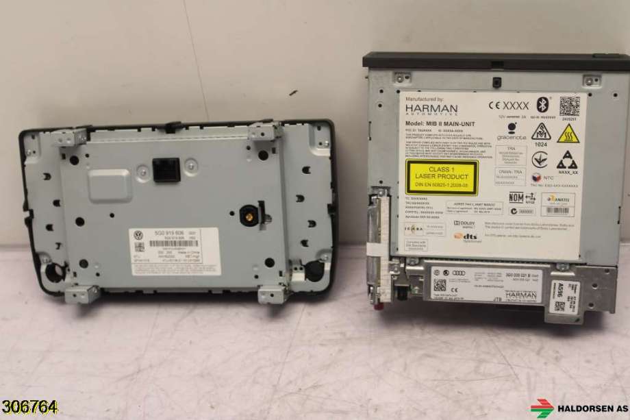 Bilstereo navigasjon til VW Passat 2015-2019 (Fase 1) (B8) (B8) (VOLKSWAGEN|5G0 919 606|)