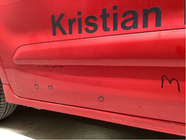 Dør venstre 2dørs til Peugeot Partner 2015-2019 (Type II, Fase 2)  (PEUGEOT|9002 Z3|)