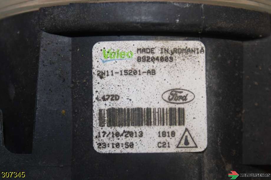 Tåkelykt høyre foran til Ford Transit Custom 2013-2023 (Type I)  (FORD|4550597|)