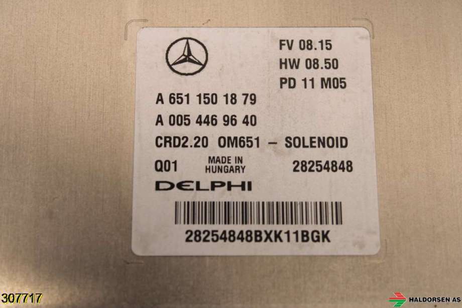 Styreenhet motor til Mercedes Vito/Viano 2010-2014 (Fase 2) (W639) (W639) (MERCEDES|A 651 150 18 79|)