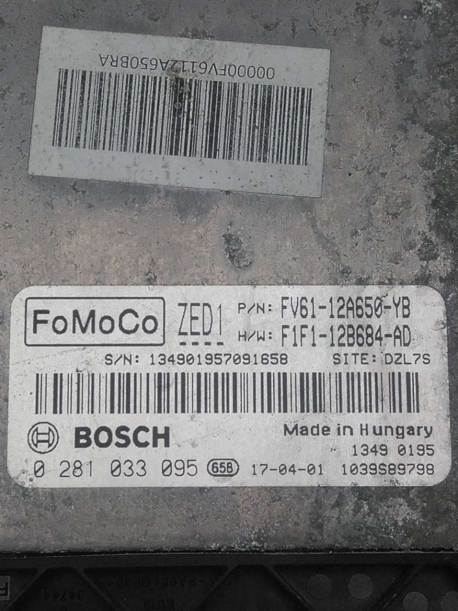 Styreenhet motor til Ford Transit Connect 2013-2018 Type II, Fase 1  (FORD|1873891|)