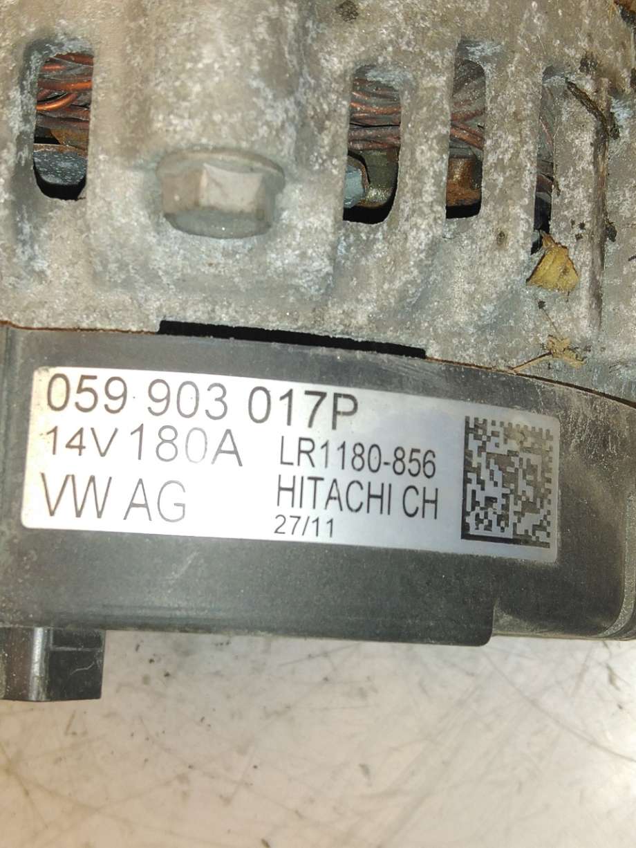 Dynamo til Audi A6 2011-2014 (Type IV, Fase 1) (C7) (C7) (AUDI|059 903 018|)