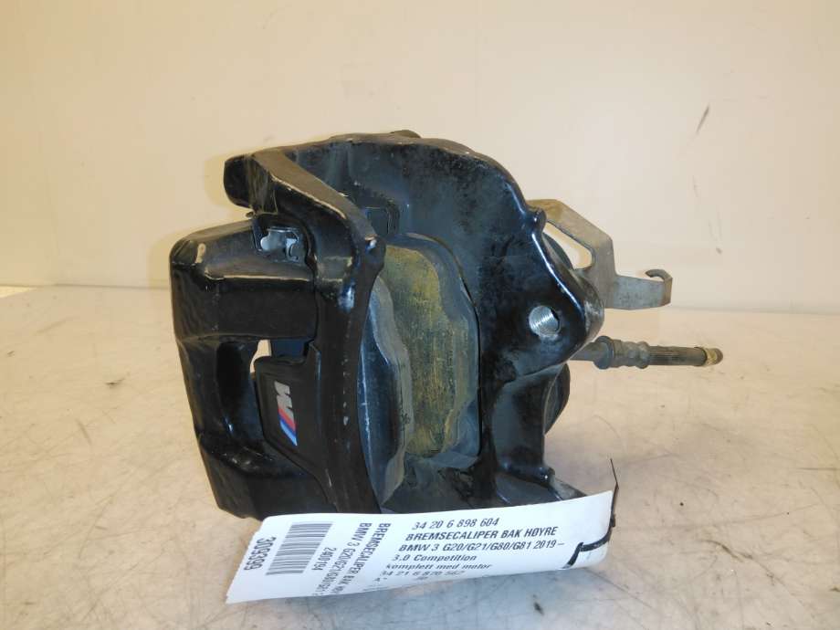 Bremsecaliper høyre bak til BMW 3-Serie 2018-->> (G20) (G20) (BMW|34 20 6 898 604|34 21 6 870 567|)