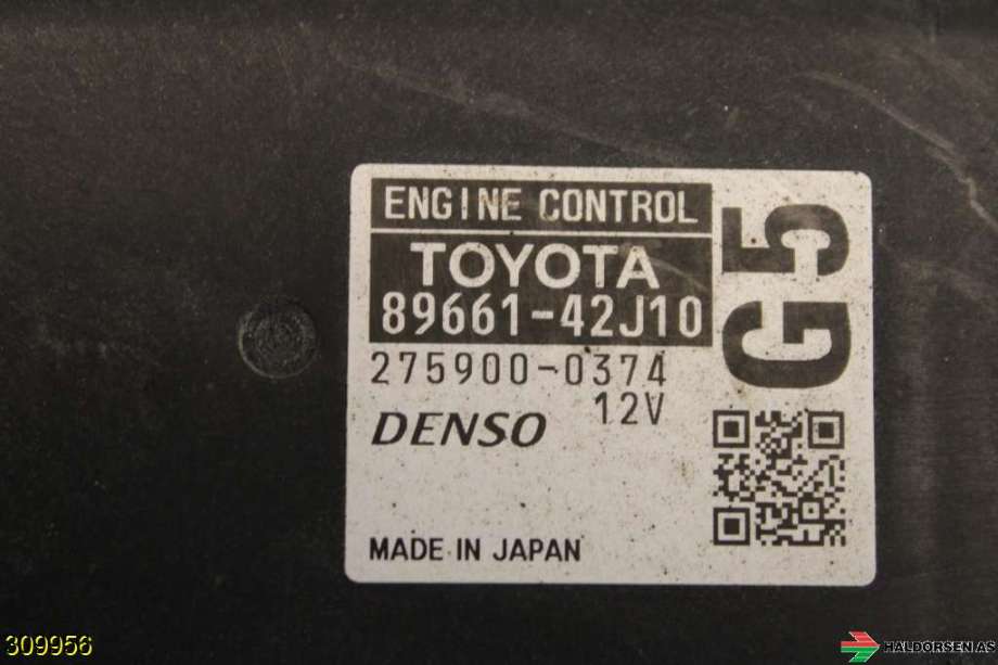 Styreenhet motor til Toyota RAV4 2009-2013 (Type III, Fase 2)  (TOYOTA|8966142J10|)