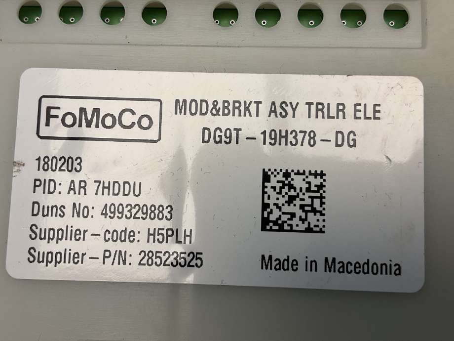 Styreenhet hengerfeste til Ford Mondeo 2014-2019 (Type V, Fase 1)  (FORD|2270699|2167010|)