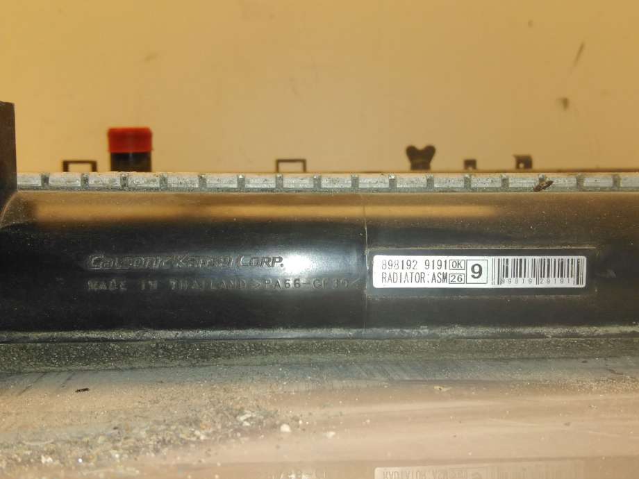 Radiator (manuell gir) til Isuzu D-Max 2012-2017 (Type II, Fase 1)  (ISUZU|8-98194-394-2||898192-9191)