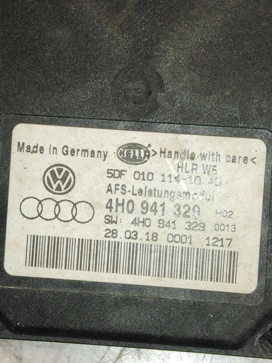 Styreenhet diverse til Škoda Superb 2015-->> (Type III)  (SKODA|4H0 941 329|)