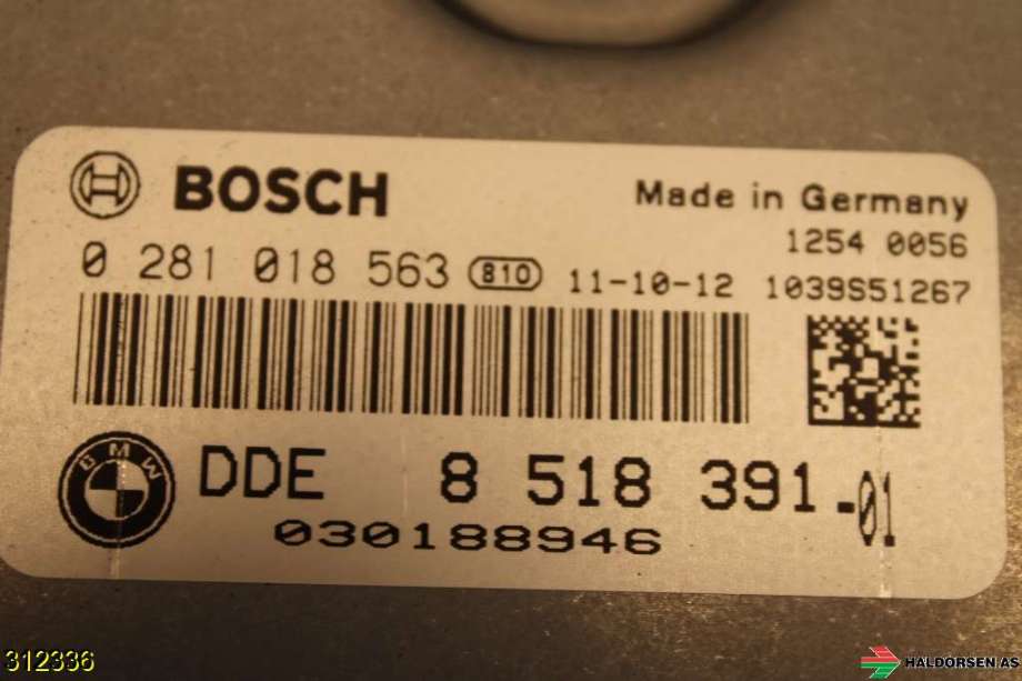 Styreenhet motor til BMW 5-Serie 2010-2017 (F10/F11) (F10/F11) (BMW|13 61 8 579 785|)
