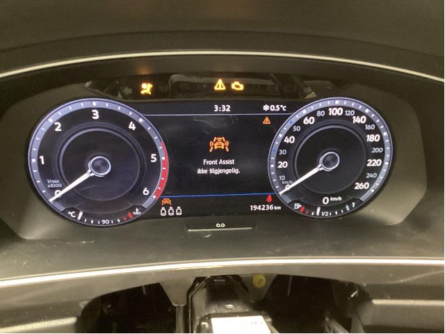 Instrumentpanel til VW Tiguan 2016-2020 (Type II, Fase 1) (VOLKSWAGEN|5NA 920 740 A|5NA 920 791 A|)