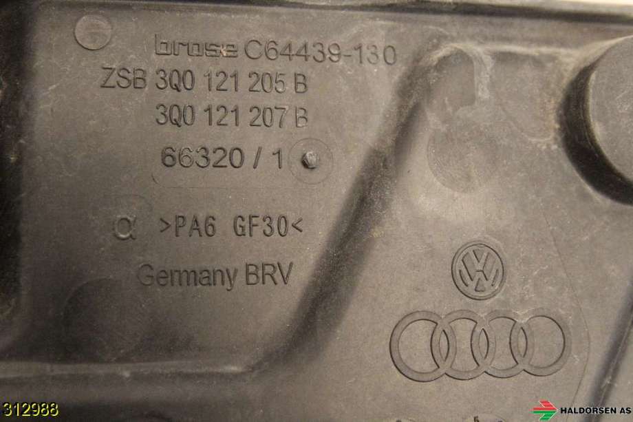Kjølevifte til VW Tiguan 2016-2020 (Type II, Fase 1)  (VOLKSWAGEN|3Q0 121 205 B|)