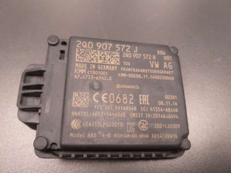Sensor radar til VW Tiguan, 2016-2020 (Type II, Fase 1)  (VOLKSWAGEN|2Q0 907 561 K)