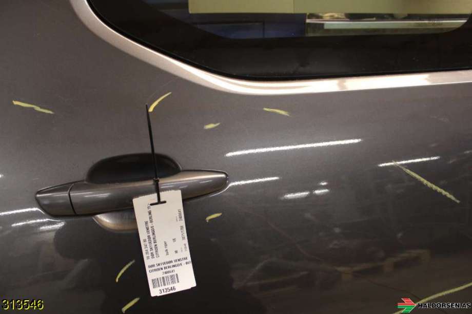 Dør venstre skyvedør til Citroën Berlingo 2019-->> (Type III)  (CITROEN|98 204 347 80|)