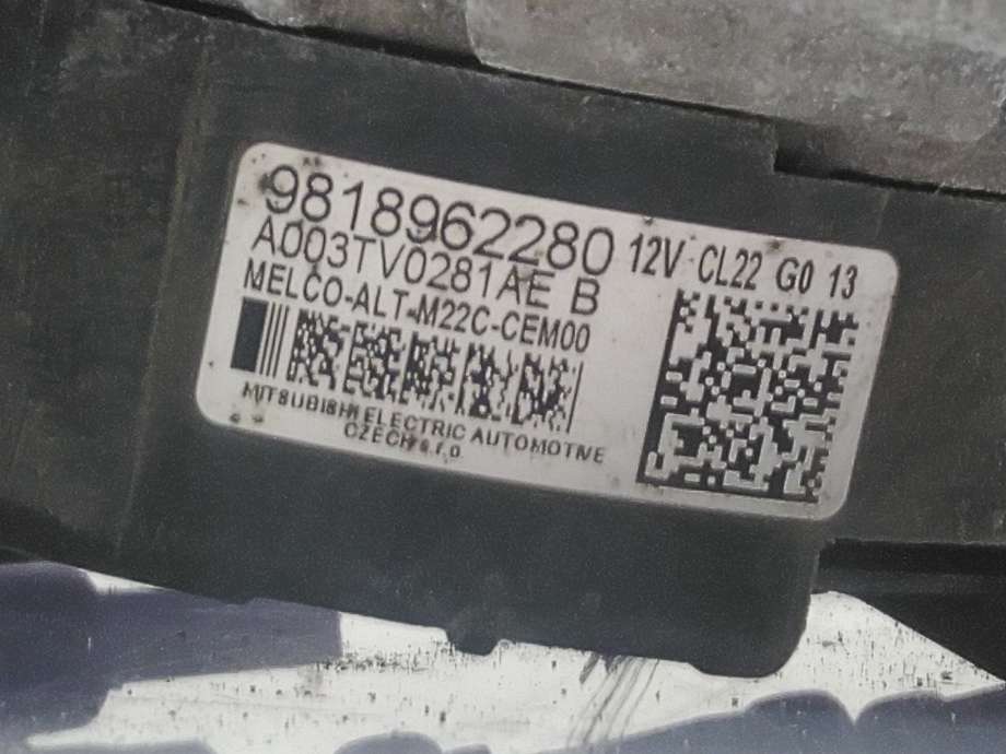 Dynamo til Citroën Berlingo 2019-->> (Type III)  (CITROEN|98 189 622 80|)