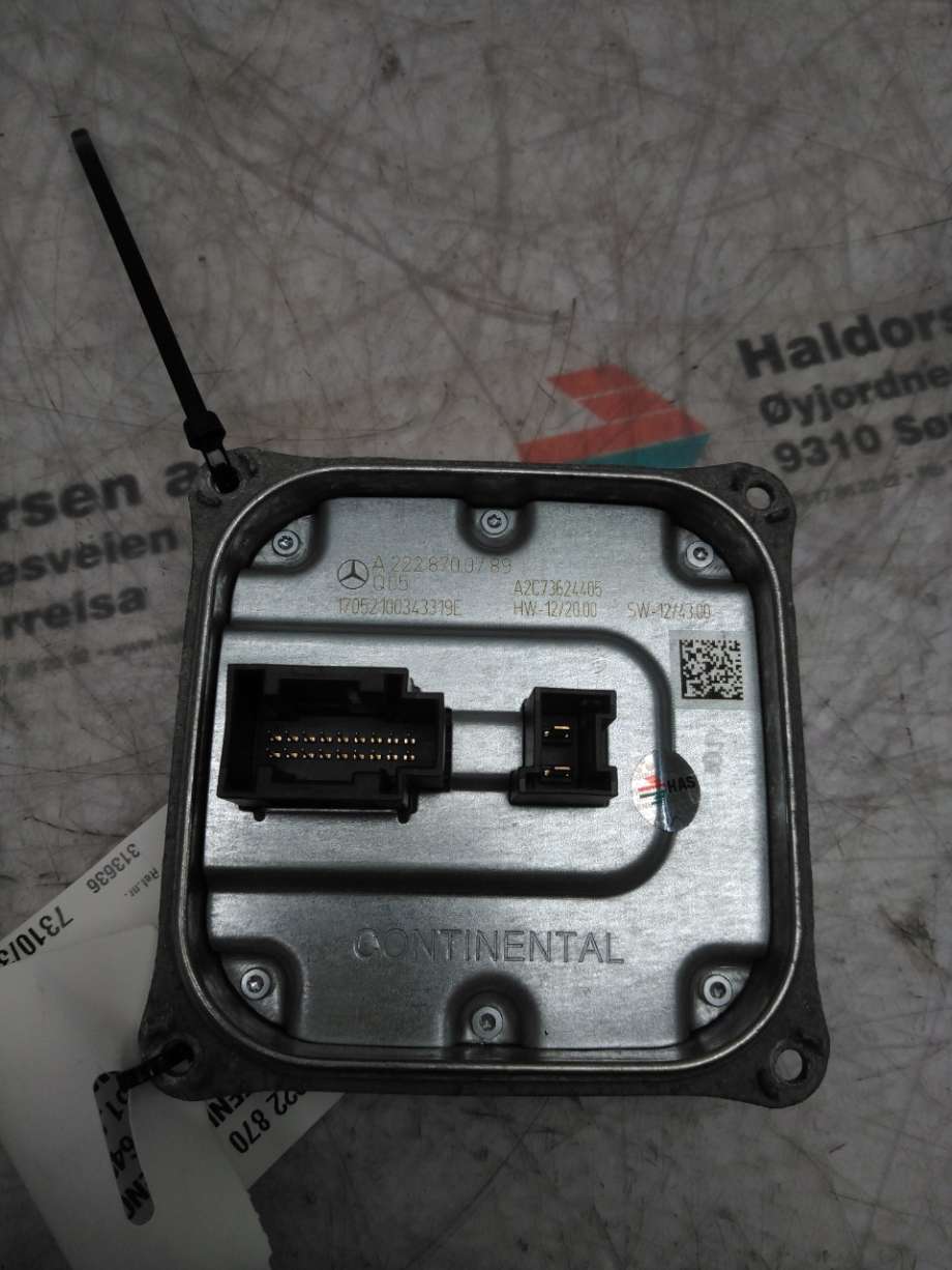 Styreenhet xenon/ballast til Mercedes Vito 2014-->> (W447) (W447) (MERCEDES|A 222 870 07 89|)