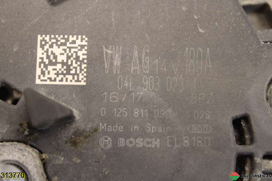 Dynamo til VW Arteon 2017-->>  (VOLKSWAGEN|04L 903 023 H|04L 903 023 J|)