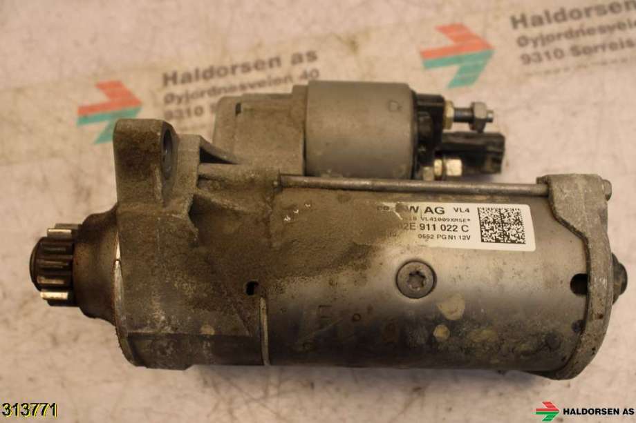 Starter diesel til VW Arteon 2017-->>  (VOLKSWAGEN|02E 911 022 C|)