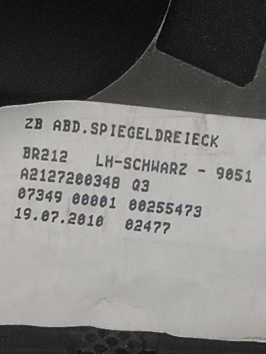 Bilstereo høyttaler til Mercedes E-Klasse 2009-2013 (Fase 1) (W212) (W212) (MERCEDES|A 212 820 10 02|)