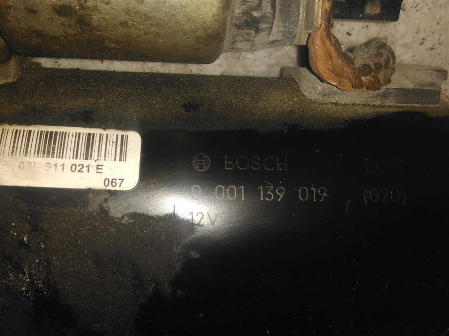 Starter diesel til Audi A5 2007-2016 (Type I)  (AUDI|03L 911 021 E|)