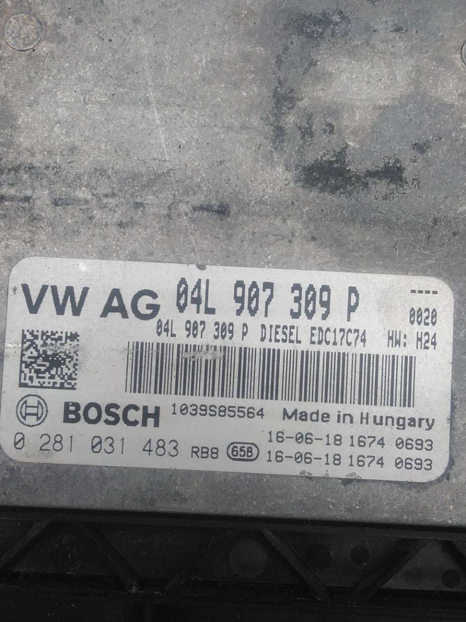 Styreenhet motor til VW Tiguan 2016-2020 (Type II, Fase 1)  (VOLKSWAGEN|04L 906 026 HT|)