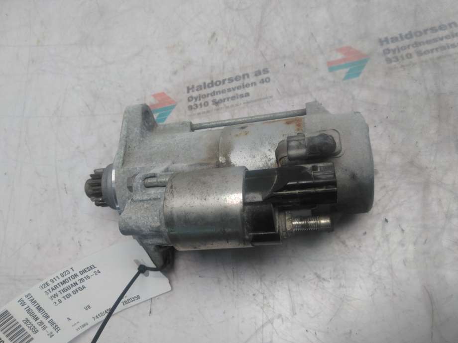 Starter diesel til VW Tiguan 2016-2020 (Type II, Fase 1)  (VOLKSWAGEN|02E 911 023 T|)