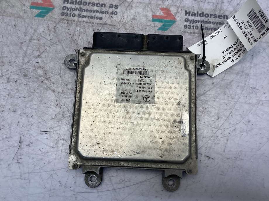 Styreenhet motor til Mercedes E-Klasse 2009-2013 (Fase 1) (W212) (W212) (MERCEDES|A 651 900 37 01|)