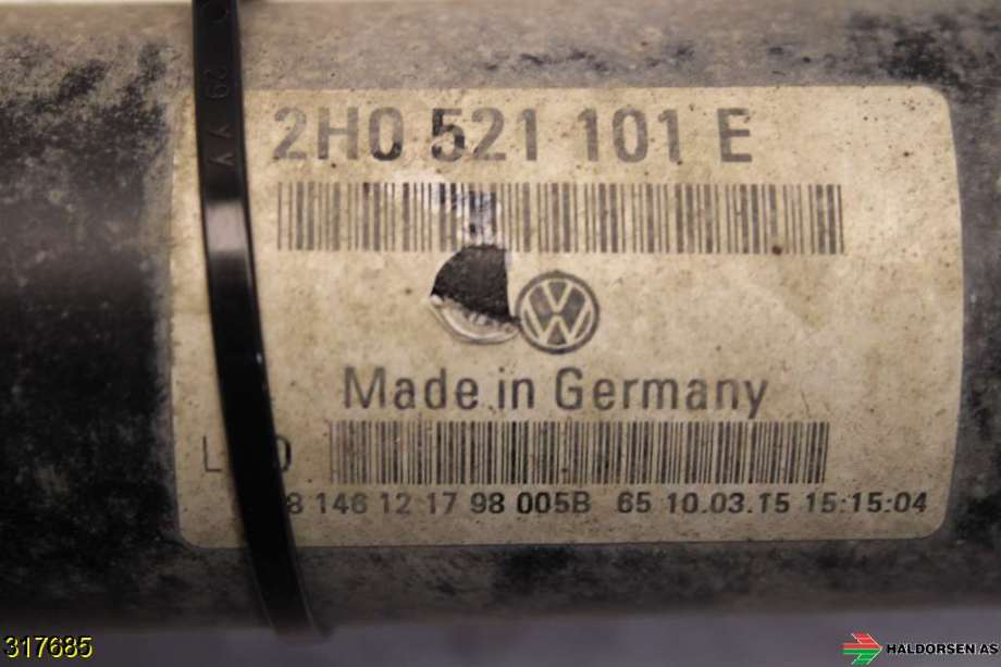 Mellomaksel fremre til VW Amarok 2010-2016 (Type I, Fase 1)  (VOLKSWAGEN|2H0 521 101 E|)
