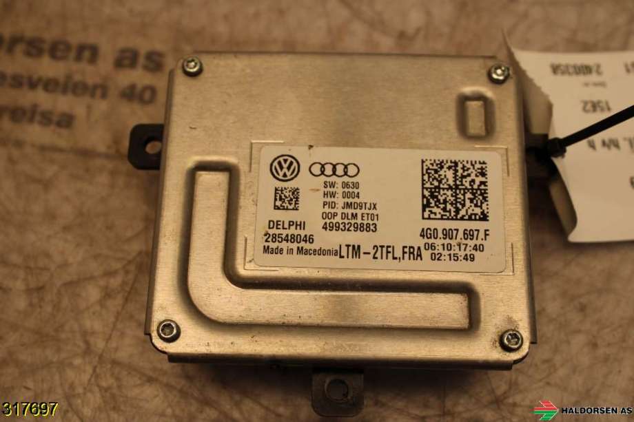 Styreenhet xenon/ballast til VW Passat 2015-2019 (Fase 1) (B8) (B8) (VOLKSWAGEN|4G0 907 697 F|)