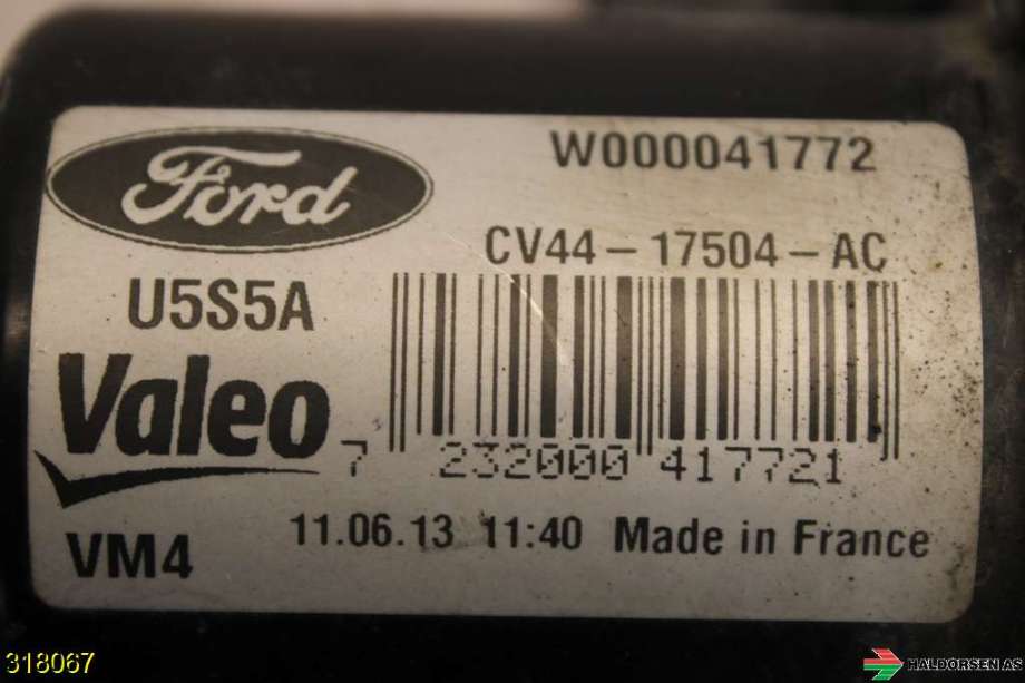 Viskermotor frontrute til Ford Kuga 2013-2019  (FORD|CV44-17504-AG|)