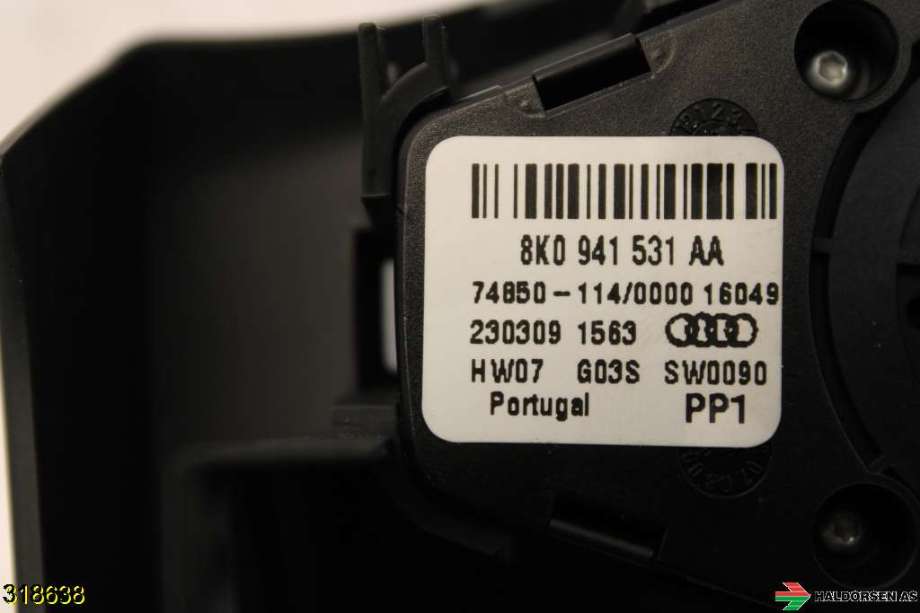 Bryter lys til Audi A5 2007-2016 (Type I)  (AUDI|8K0 941 531 AS|)