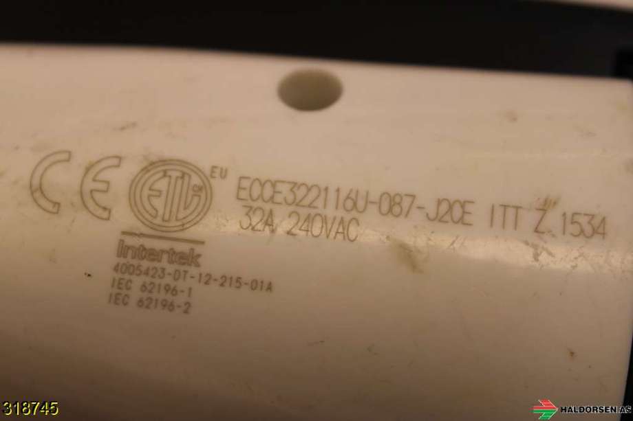 Batterilader kabel til Mitsubishi Outlander 2015-->> (Type III, Fase 2)  (MITSUBISHI|)